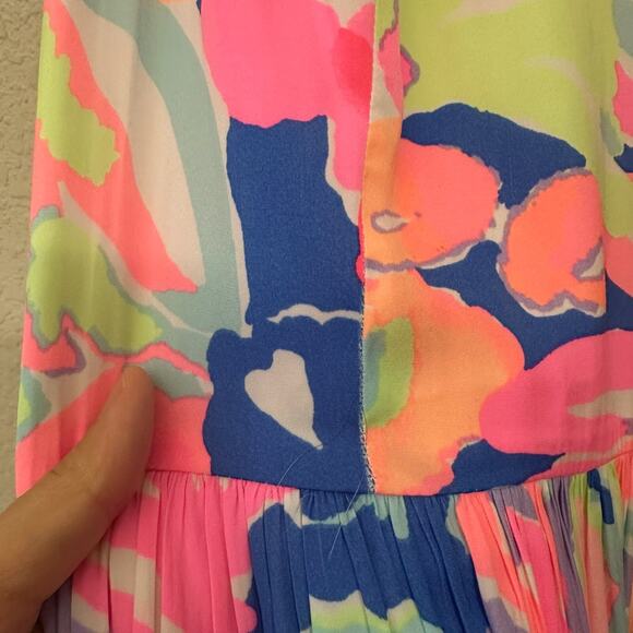 LILLY PULITZER Kassia Mini Dress Playa Hermosa Floral Fit & Flare - Picture 7 of 16